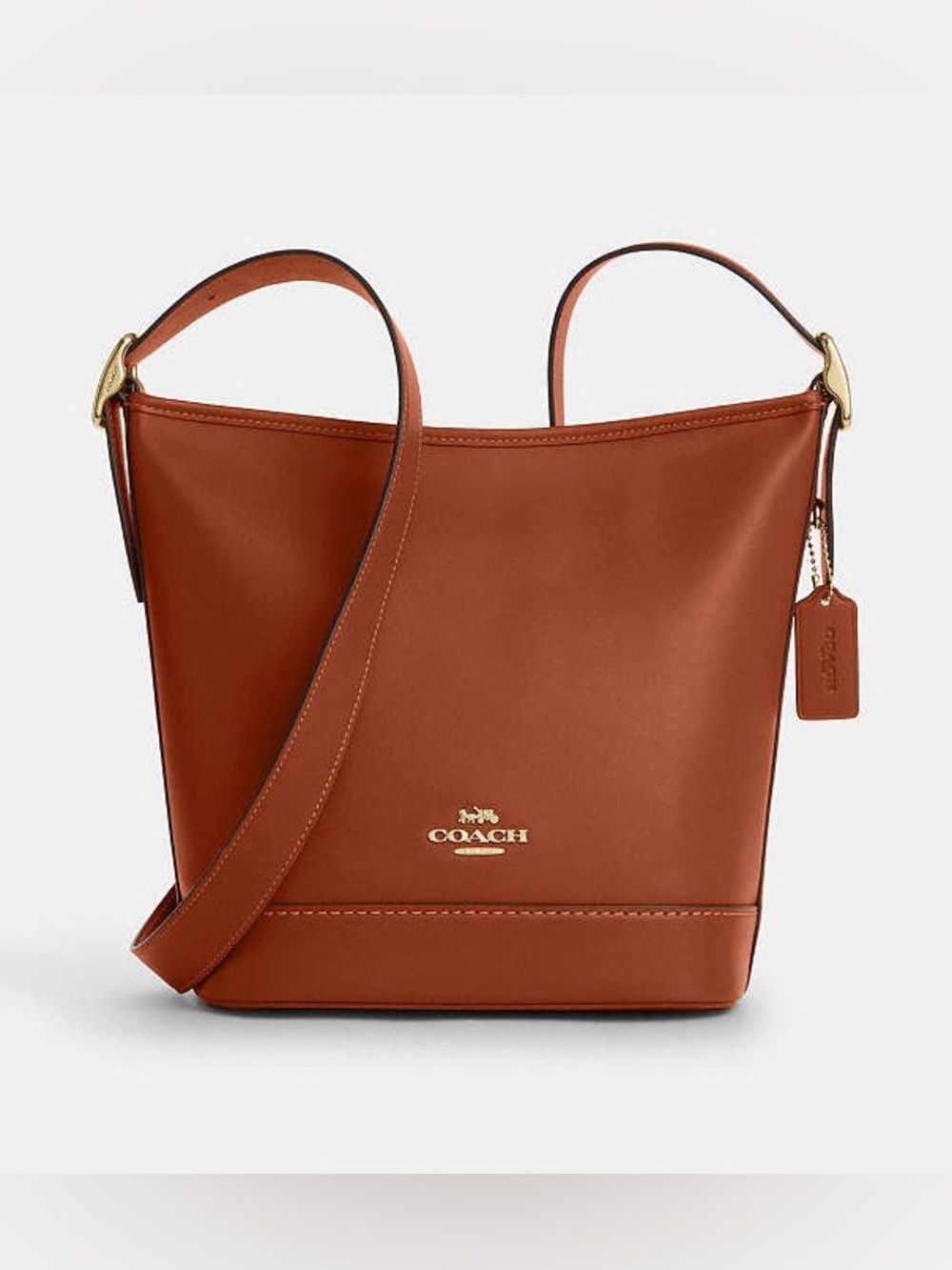 NWT Coach Jude Smooth Leather Bag CBH19 in Gold/Tan